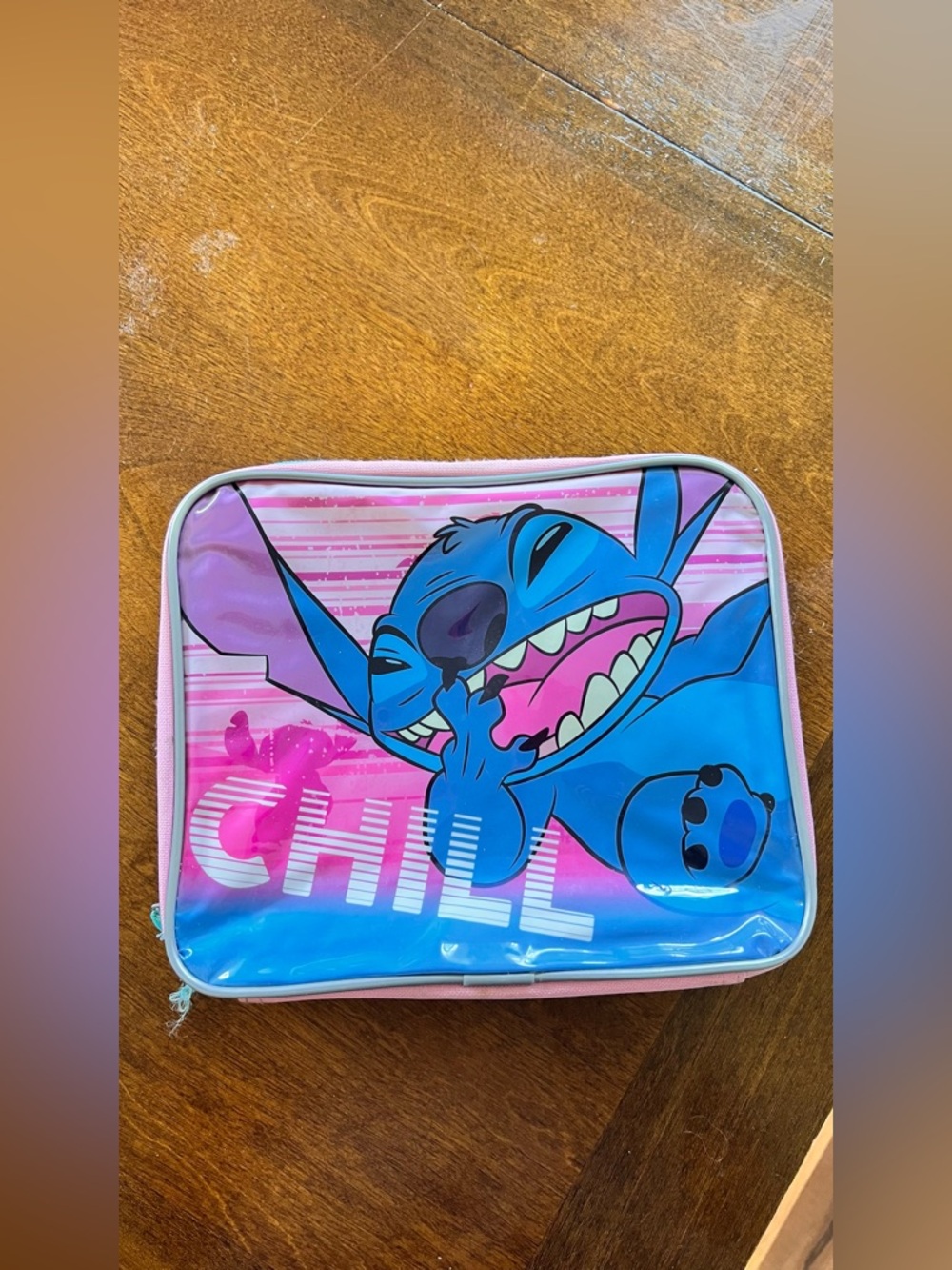 Lilo & Stitch 'Chill' Lunch Bag - Blue & Pink